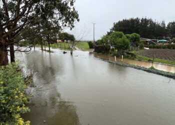 AHORA BALANCE EN ÑUBLE ☔️ Sistema frontal deja anegamientos, cortes de energía, socavones en Provincia del Itata.