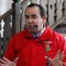 Jorge del Pozo alcalde de Chillán Viejo entrega una declaración pública.