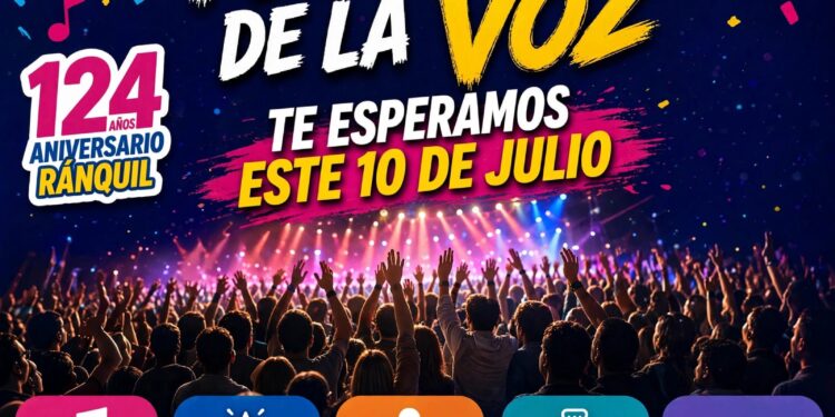 ¡TODO LISTO PARA EL GRAN FESTIVAL DE LA VOZ EN RÁNQUIL!.