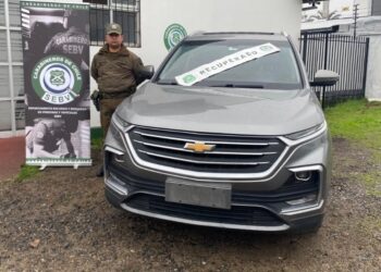 Carabineros Recuperan en Chillán vehículo robado en violento hecho en la RM y detienen a sujeto por receptación