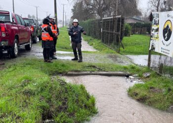 REGIÓN DE ÑUBLE SE MANTIENE BAJO SUPERVISIÓN TRAS EL SISTEMA FRONTAL Y SIN EMERGENCIAS DE MAYOR GRAVEDAD.