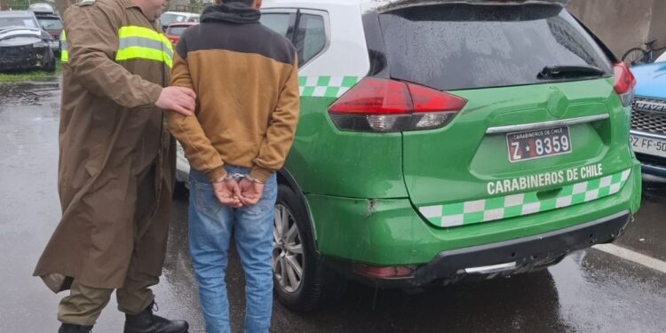Carabineros detuvo rápidamente a sujeto por robo frustrado en vivienda de Chillán.