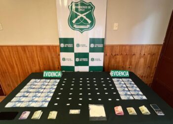 Desarticulan tres focos de microtráfico en Coihueco: 5 detenidos y más de 700 dosis de droga incautada.