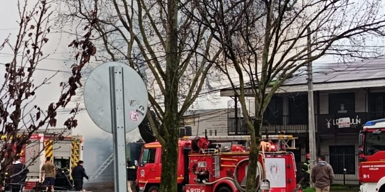 ALARMA DE INCENDIO EN CHILLÁN.