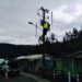 Brigadas de Frontel concentran sus esfuerzos en la recuperación del suministro en zonas afectadas por fuerte temporal de viento y lluvia en la Región de Ñuble.