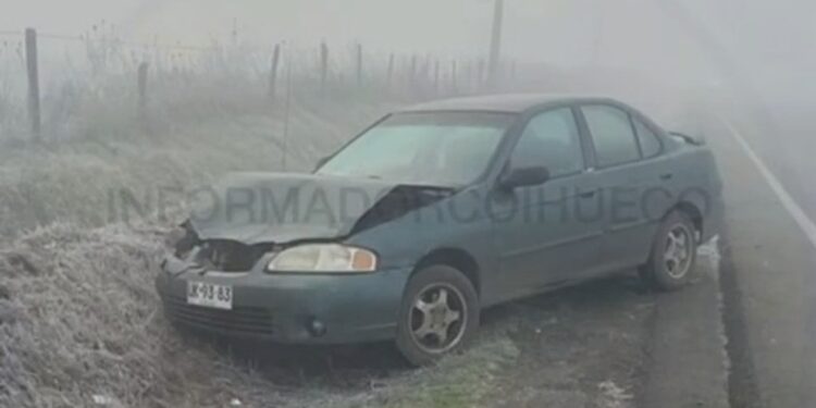 Triple colisión deja accidente de tránsito en Ñuble.